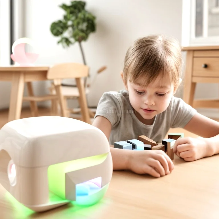 AIトイで遊ぶ子ども